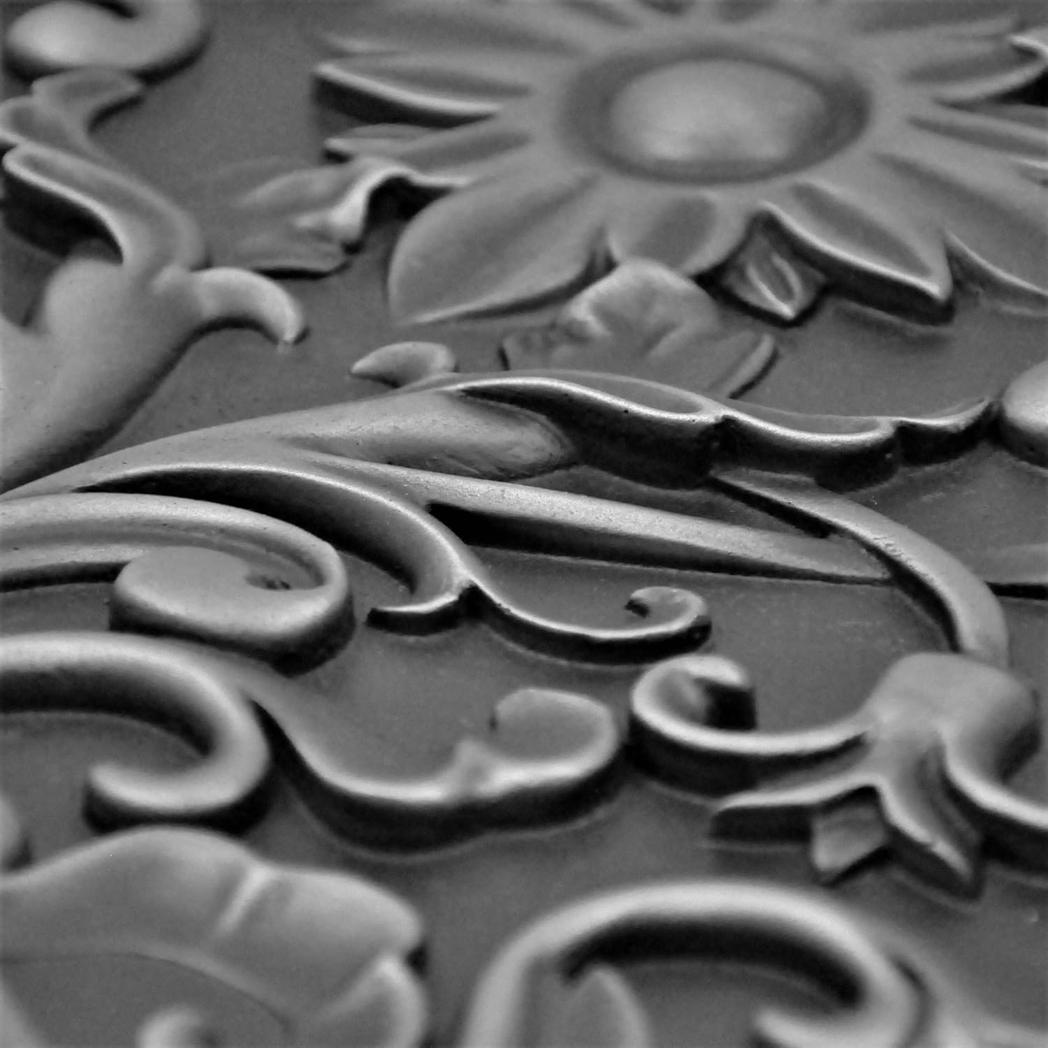 Ceramic Tiles Tools Home Improvement Kitchen Backsplash Medallion Or Bathroom Fireplace Wall Accent Metal Resin Mural Plaque Tile Serenade Metal Mural Rust Hand Made 18x24