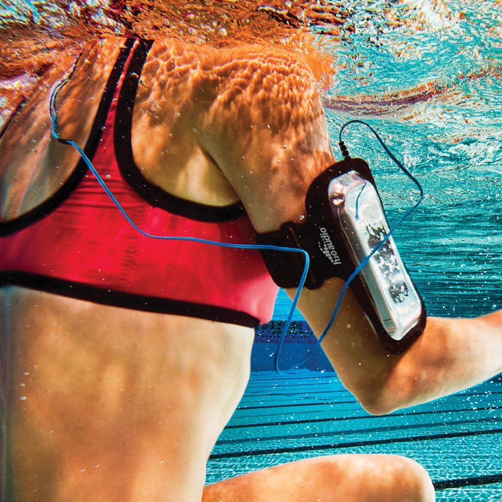 H2O Audio Surge+ 100% Waterproof Headphones, Noise Canceling, Sweatproof, IPX8 Swim Earbuds with Bass Boost - Image 4