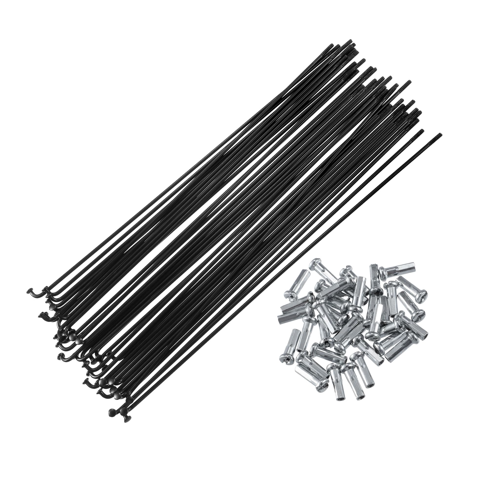 A ABSOPRO Wheel Plated Spoke Metal Black (Set of 40)