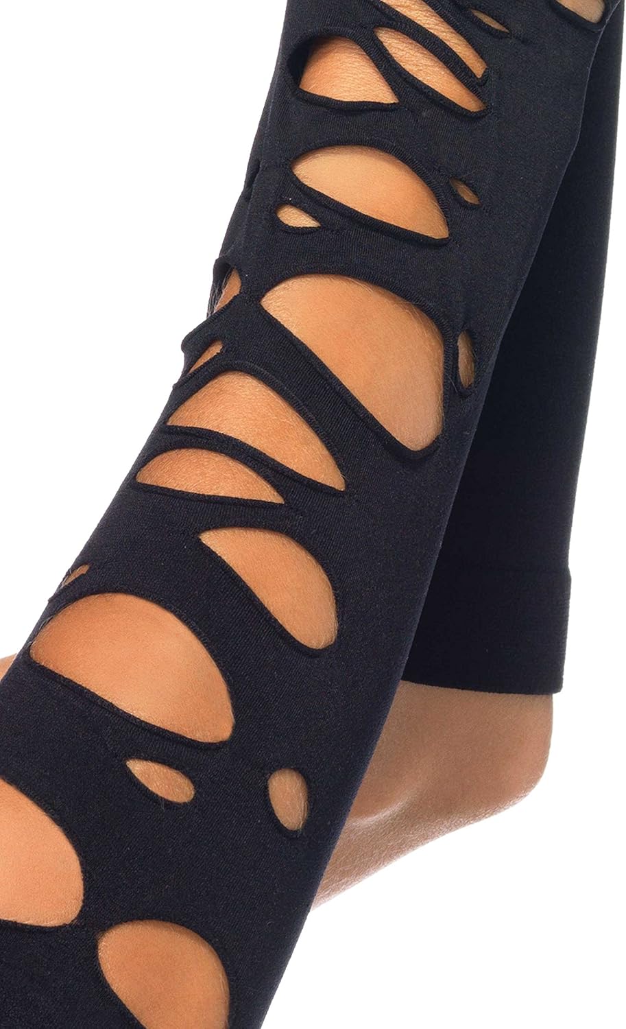 Leg Avenue Women's Distressed Glove Arm Warmers, Black, One Size: Childrens Party Supplies: Clothing