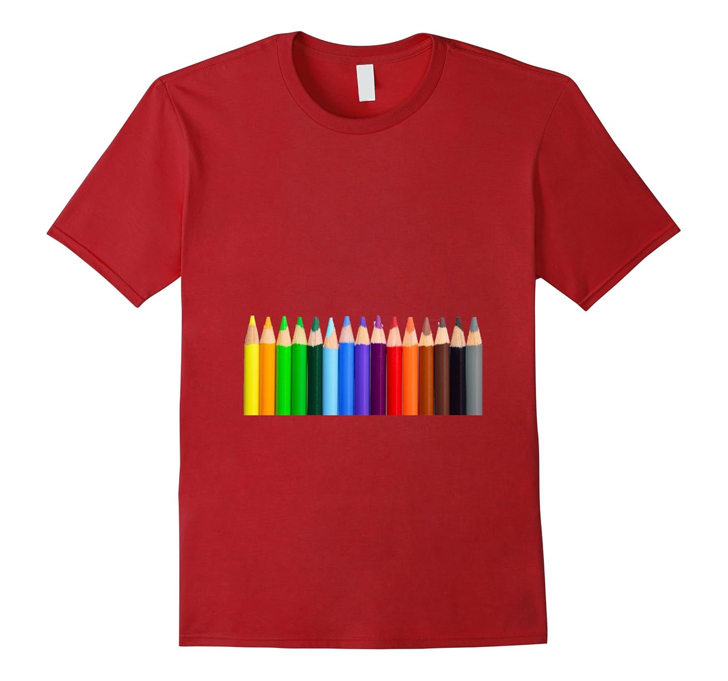 Colored Pencil Art T-Shirt-Rose