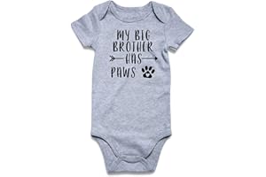 RAISEVERN Baby Boys Girls Clothes Infant Romper Newborn Bodysuits Funny Outfit 0-12 Months