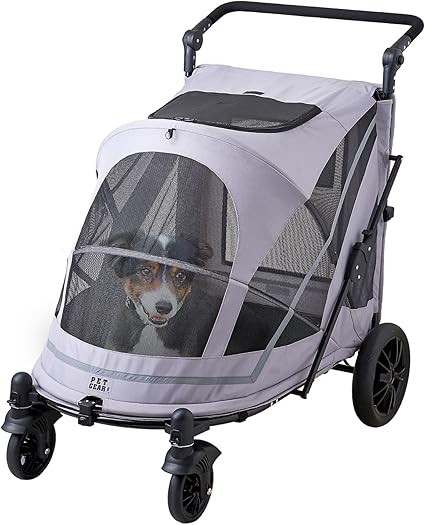 Amazon Oft Pgソフトカートbig ニュー 本体 4輪カート 小型犬 中型犬 大型犬 多頭飼い 耐荷重30kg 折り畳み可能 飛び出し防止リード2本付き オーエフティー カート 通販
