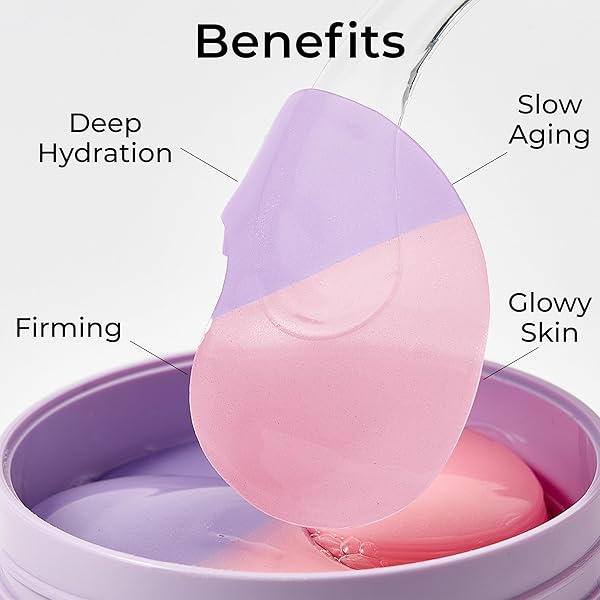 MISOLI DREAM GLOW UNDER EYE PATCHES | ANTI-AGING EYE TREATMENT GEL MASKS WITH VEGAN COLLAGEN & BAKUCHIOL | UNDER EYE MASKS FOR DARK CIRCLES AND PUFFINESS, UNDER EYE BAGS, WRINKLE CARE, MEN AND WOMEN