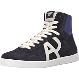 Armani Jeans Mens Classic Aj Logo High Top Fashion Sneaker  display picture 1
