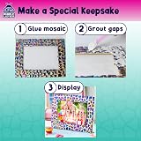 Purple Ladybug Decorate Your Own Photo Frame Mosaic Kit view 4