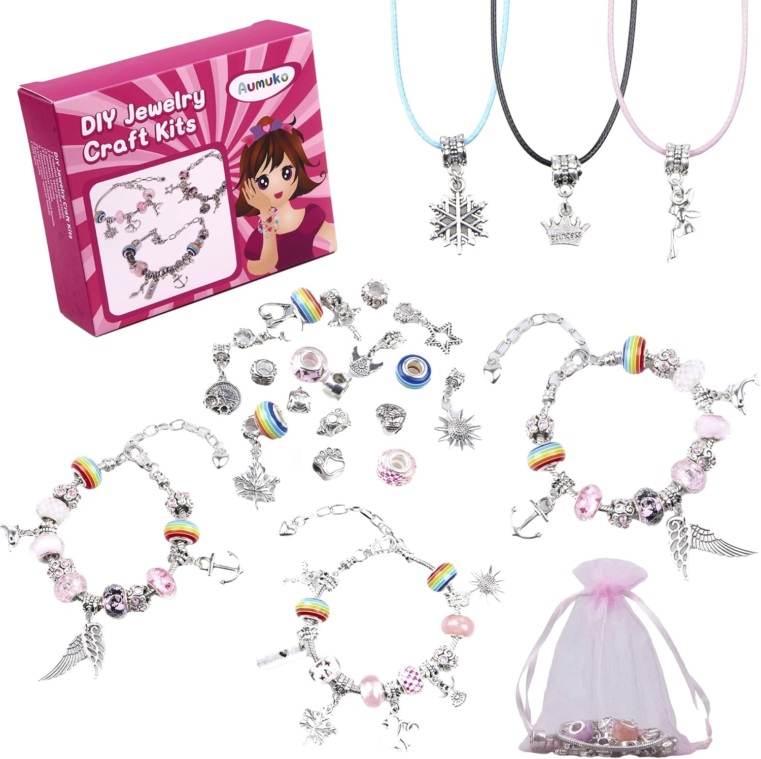 Diy Charm Bracelet Tutorial / Girls Bracelet Making Kit Shop Clothing