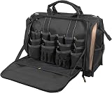 Custom Leathercraft CLC 1539 Multi-Compartment 50 Pocket Tool Bag Organizer view 3