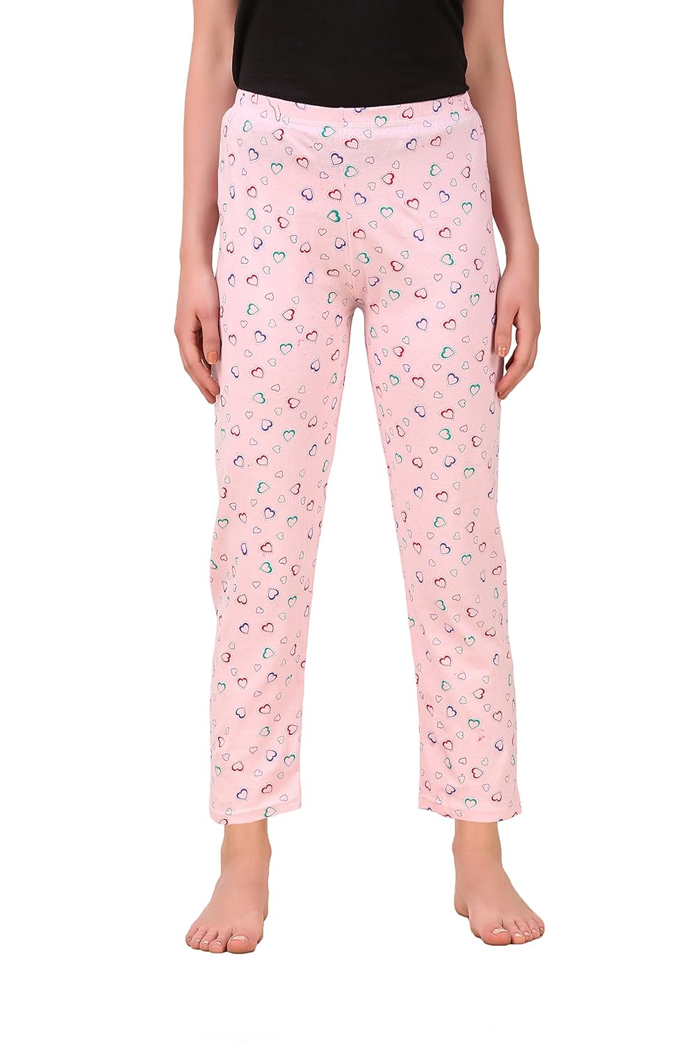 masha women's cotton printed multicolor pyjama