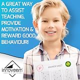 Innoveem Teacher Reward Stickers 200 Colourful Well Done Kids Glossy view 5