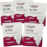 5x Lalvin EC-1118 Champagne Yeast 5g Sachet 18% Homebrew Wine Making 4.5L-23L by Lalvin