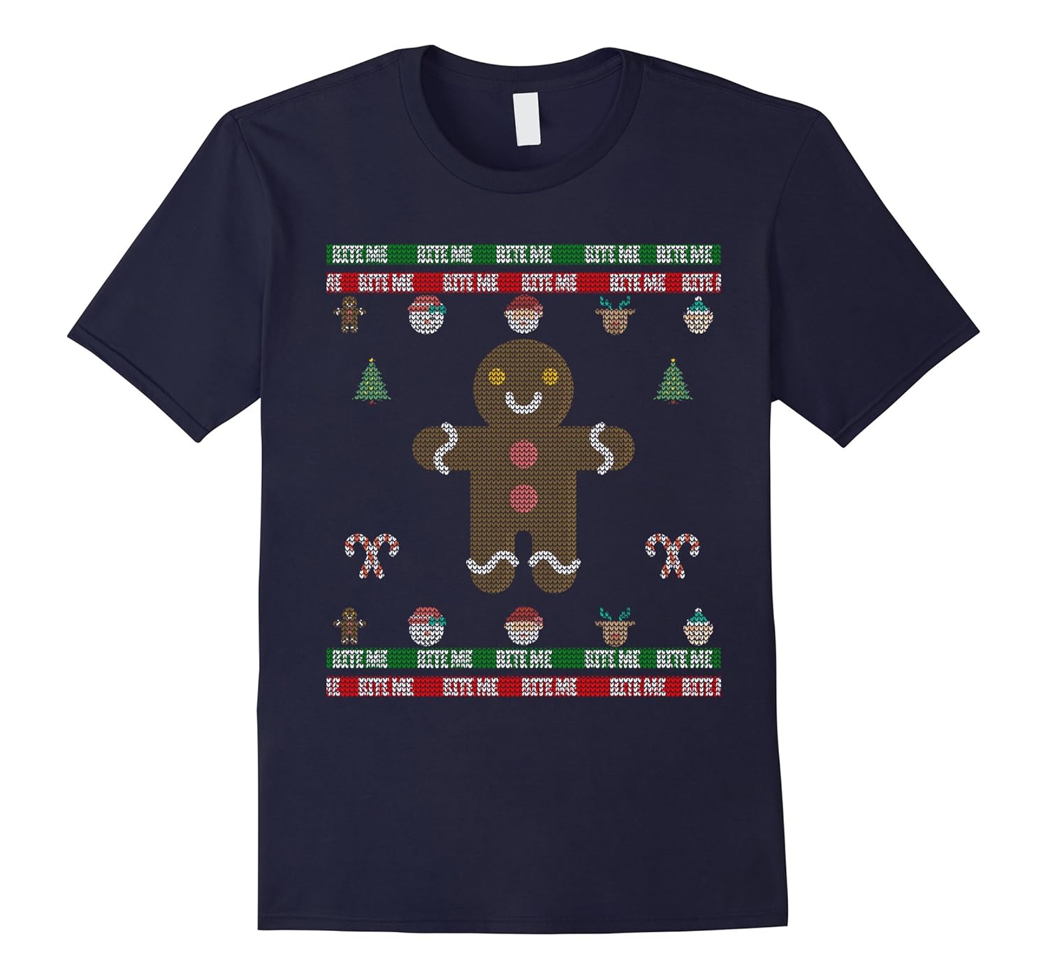 Gingerbread Man Ugly Christmas Sweater T Shirt Teevkd