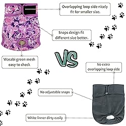 Female Dog Diapers - Premium Reusable Diapers for