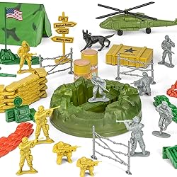 TikOnsYol 100 Pcs Army Men Toys for Boys with Map