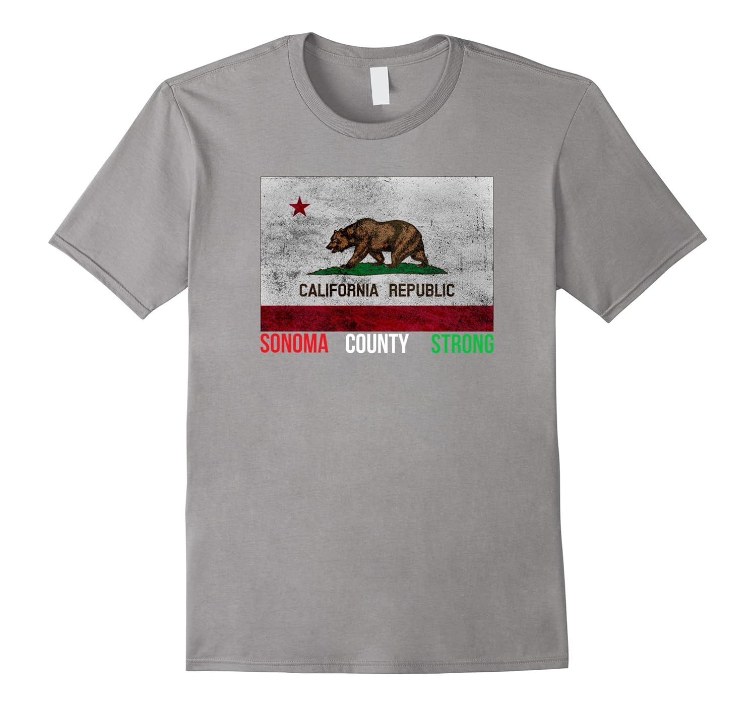 Sonoma County Strong California Republic Flag Shirt-ANZ