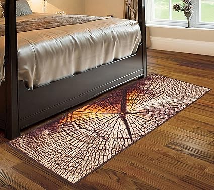 Cloth Fusion Premium Quality Made in Egypt Bed Runner Carpet for Bedroom (2x6 Feet)