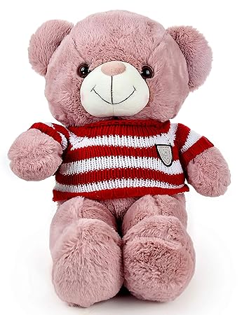 LOFA Bear-in-The-Sweater Plush Toy (Light Pink)