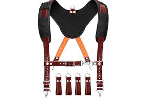 FUERI Tool Belt Suspeders for Men Carpenter Construction Electrician Bags Belts Pouches Harness