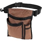 JOINDO 5-Pocket Tool Belt for Men, Durable Canvas Construction, Adjustable Belt, Utility Pouch for Husband, Dad, Son, and Handyman