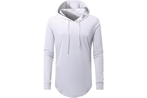 Aiyino Men's S-5X Long Sleeve Fashion Athletic Hoodies Sport Sweatshirt Hip Hop Pullover