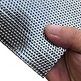 FengYoo Perforated Metal Sheets-Expanded & Perforated Sheets-Stainless Steel Sheet-20GA 0.06" Hole (About 1.5mm) 19.6" X9.8"-Metal Mesh for Ventilation and Fume Filtration