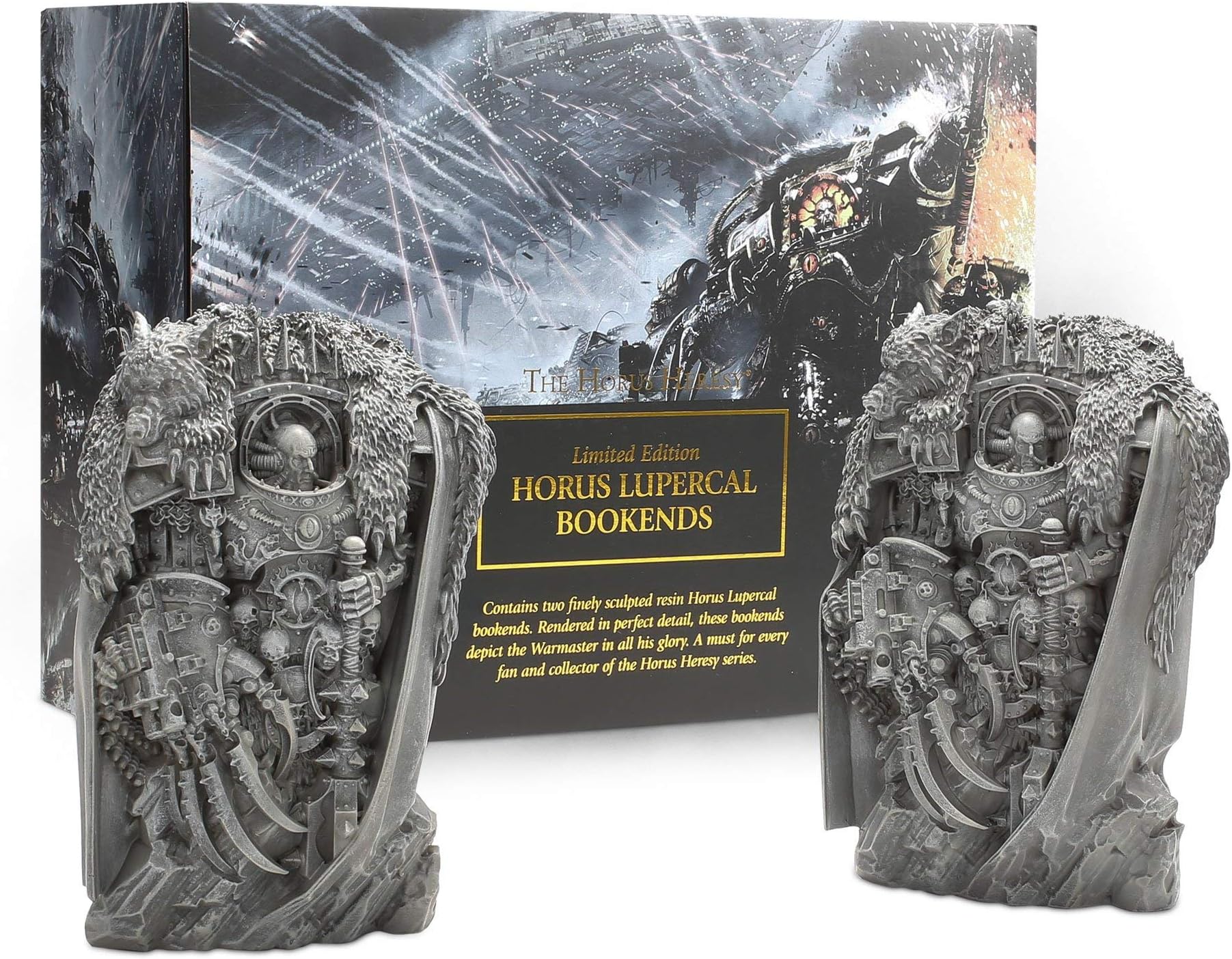 Horus Lupercal Horus Heresy Black Library Limited Edition Bookends