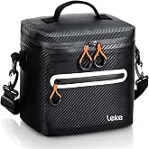 Small Soft-Sided Cooler Bag, Hard Shell Ice Lunch Box-Lightweight Portable | Beach Work Drink Travel Camping Picnic, Waterproof Leak-Proof Insulated, Chest Retention for Women Men