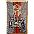 gulf racing vintage design pin up girl banner