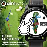 GolfBuddy aim W12 GPS Golf Watch Full Colour Touch Green Undulation view 4