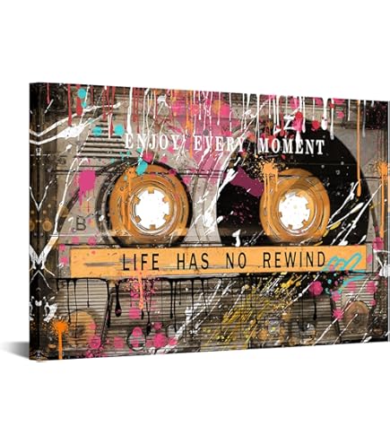 Amazon.com: KREATIVE ARTS Vintage Graffiti Street Art Canvas Retro