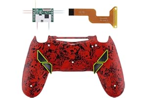 eXtremeRate Demons and Monsters Dawn Programable Remap Kit for PS4 Controller with Upgrade Board & Redesigned Back Shell & 4 Back Buttons - Compatible with JDM-040/050/055 - Controller NOT Included