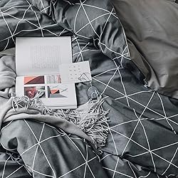mixinni Twin XL Size Comforter Set Soft Geometric