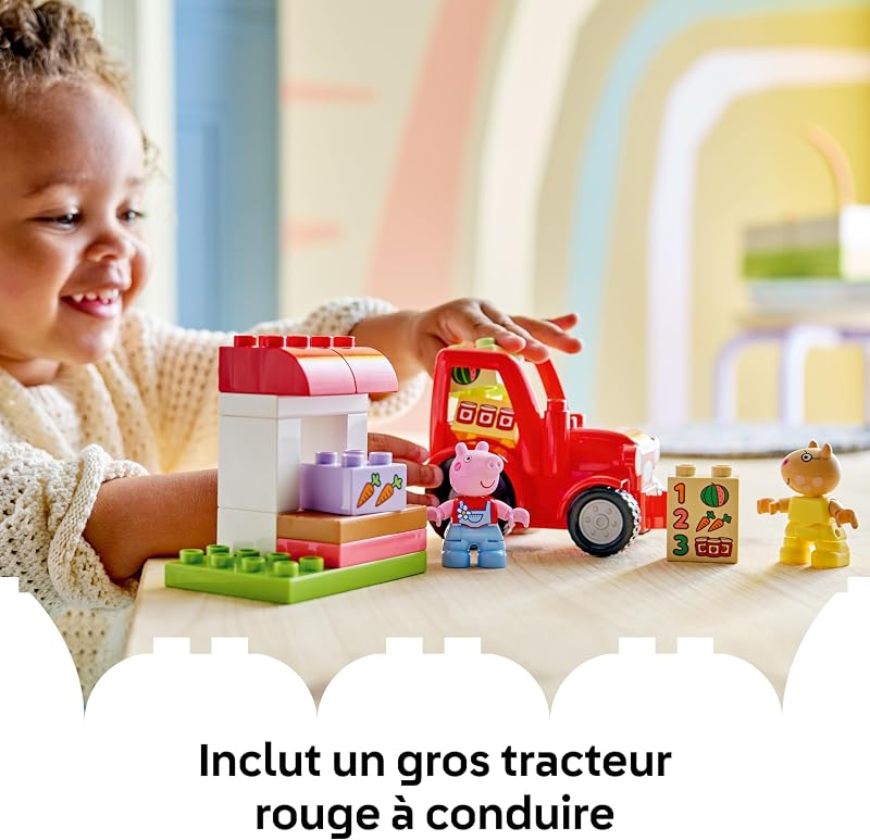Duplo Peppa Pig Tracteur et marché 10468