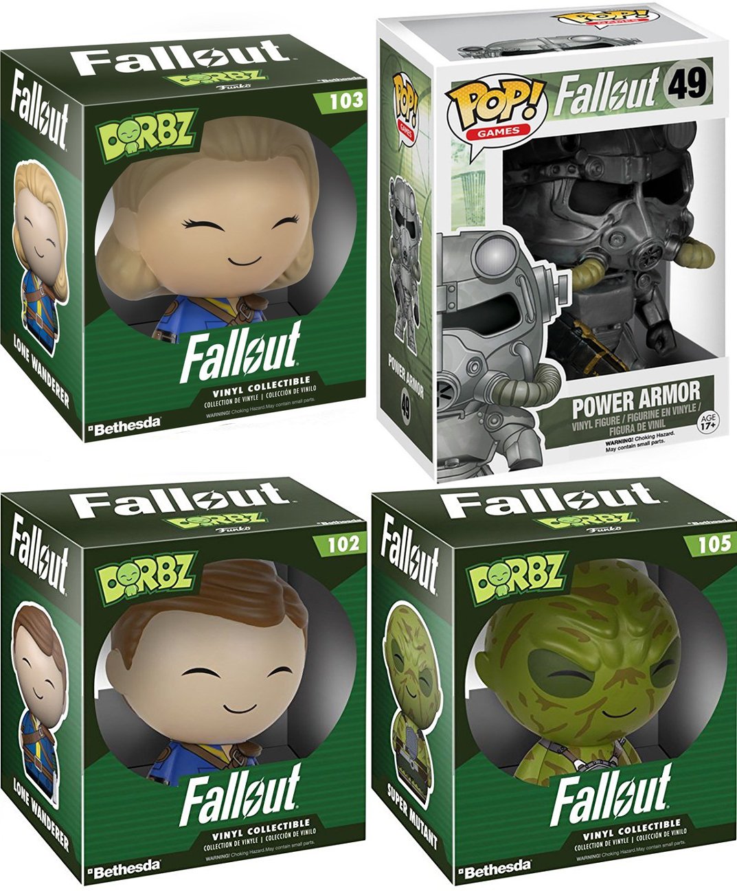 Funko Pop Fallout Power Armor #49 Set 