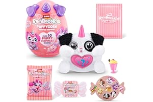 Rainbocorns Puppycorn Dalmatian Scent Surprise - Surprise Unboxing Soft Toy, Scented Puppy Plush for Girls by ZURU