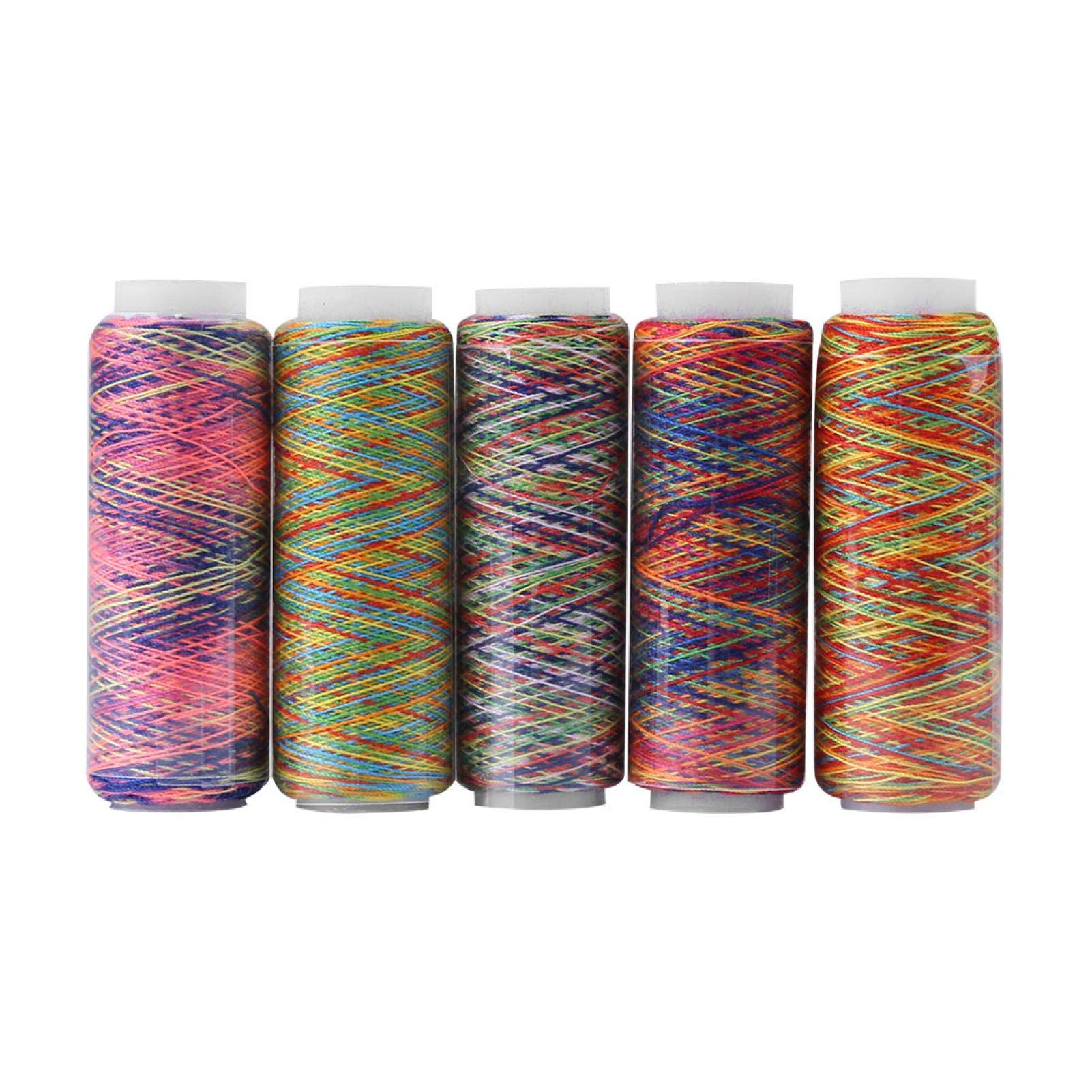 Embroidery Thread Sewing Machine Thread 5 Pieces Sewing Thread Quilting Thread for Sewing Embroidery Machine Thread KitOther Sewing and Embroidery Supplies