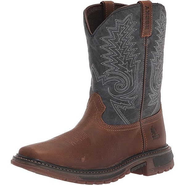 Amazon.com | ROCKY Original Ride FLX Waterproof Western Boot, Dark