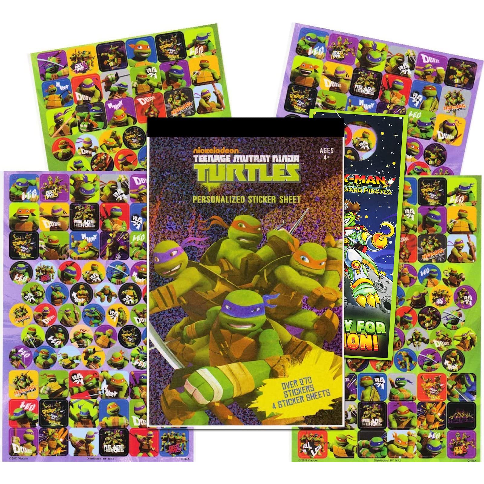 Photo 1 of Teenage Mutant Ninja Turtles Sticker Pad - Over 270 TMNT Stickers Plus Door Hanger