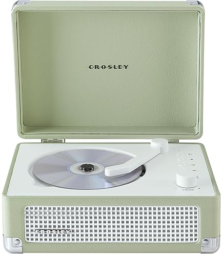 Crosley CR3505A-LN Cruiser Retro Portable CD Player with Stereo