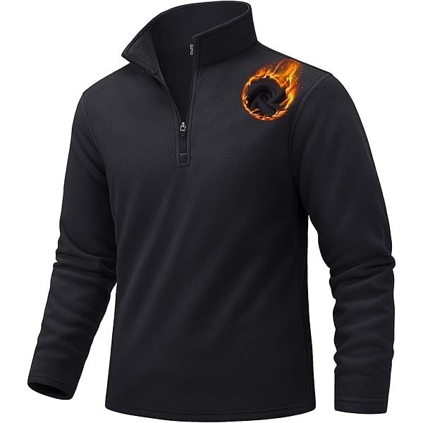 Amazon.com: Willit Men's Fleece Pullover Winter Shirts Long Sleeve