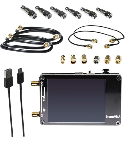 Amazon.com: Nooelec NanoVNA-H 4 Premium Bundle - Vector Network