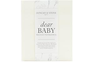DUNCAN & STONE PAPER CO. Pregnancy Prayer Journal - Christian Pregnancy Journal For Milestones - Linen-Bound Baby Book Keepsake - Gifts For Expecting Moms (Ivory, 110 Pages)