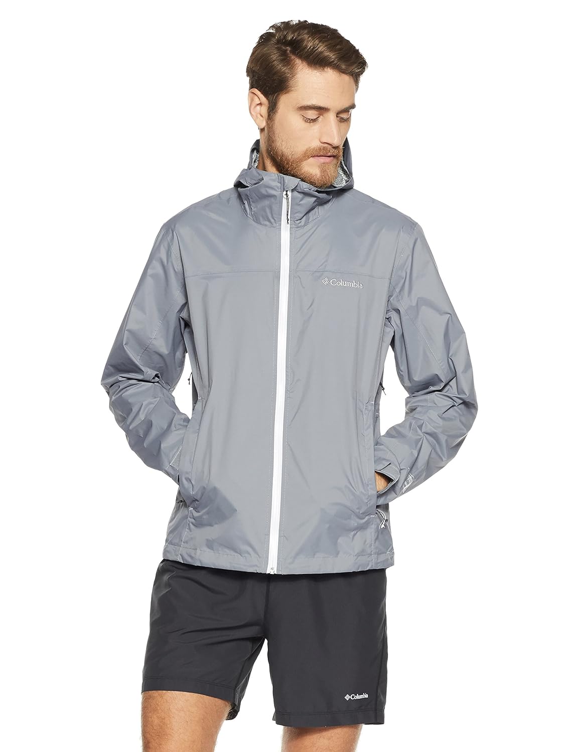 columbia men's evapouration waterproof rain jacket