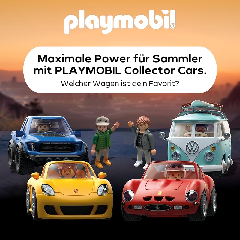 | Collector Cars | Volkswagen T1 Camper | Modellauto für Erwachsene & Kinder | Mit Stickern zum Personalisieren | Geschenk für Auto-Fans | Detailgetreues Design | 71857