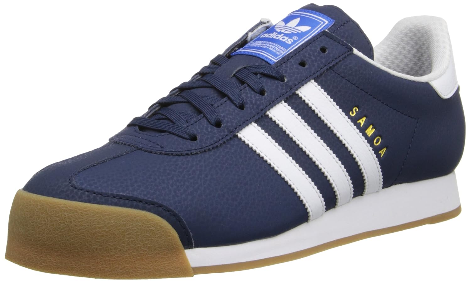 Amazon.com | adidas Originals Men's Samoa Retro Sneaker Running Shoe, Collegiate Navy White 