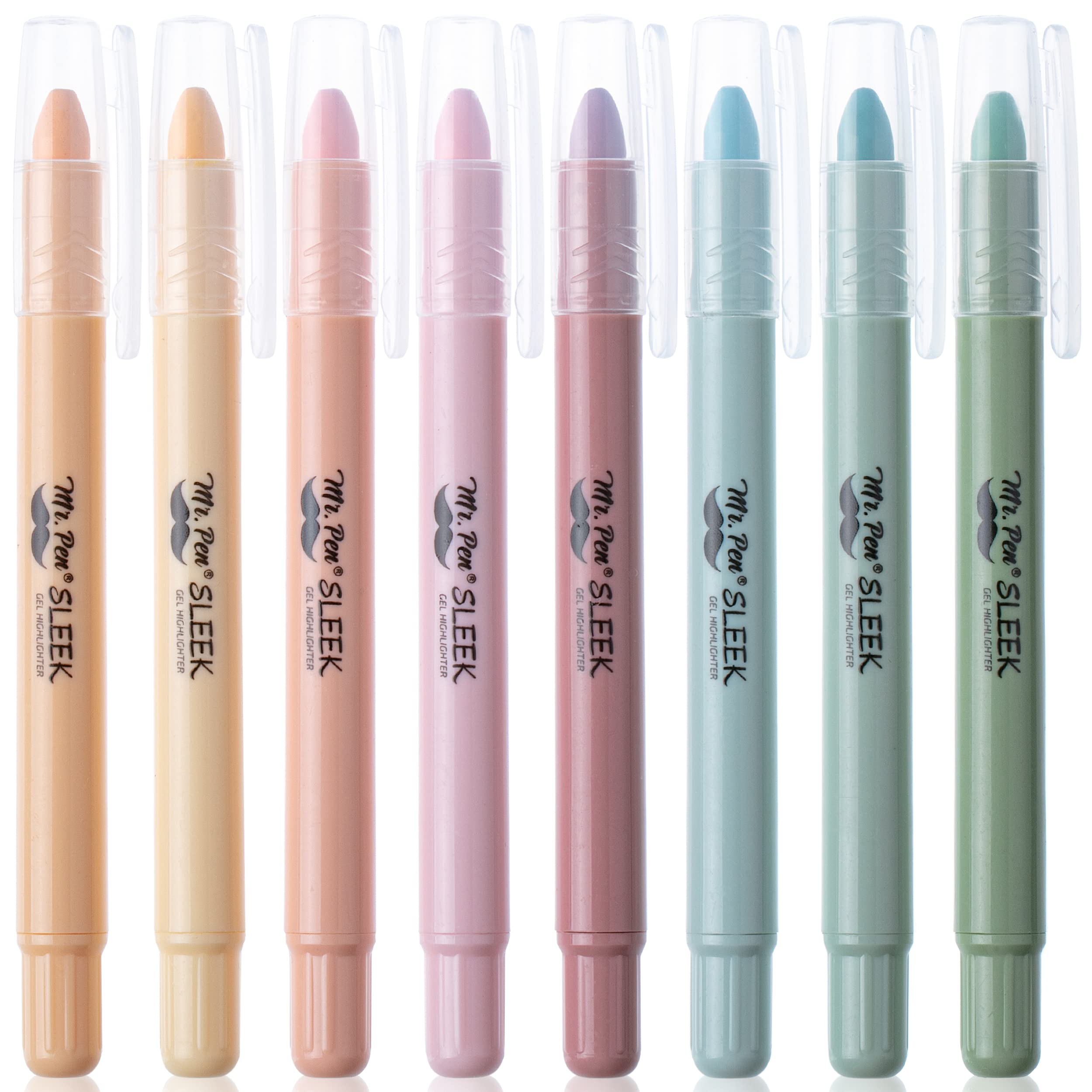 Photo 1 of Mr. Pen- Gel Highlighter, 8 Pack, Pastel Colors, No Bleed, Markers for Bibles