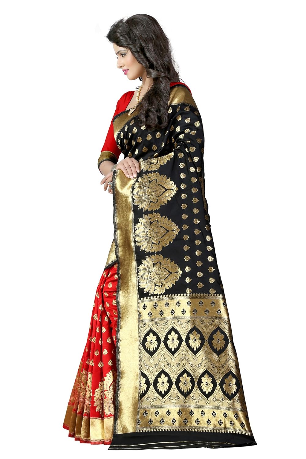 shiya tassar silk saree with blouse piece