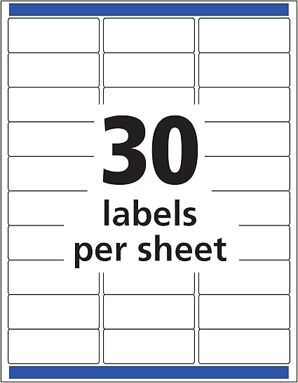 Avery template 5160 for word 2007