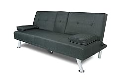 ERYE Linen Upholstered Futon Sofa Loveseat