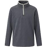 PATPAT Boys Quarter Zip Pullover Thermal Sweater Fall Winter Clothes 5-14Y | Boys Quarter Zip Pullover, Thermal Fleece Sweatershirts, Ski Mid Layer, Fall Winter Clothes for Boy